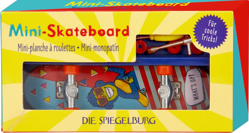Coppenrath-Mini-Skateboard - Bunte Geschenke, sort.
