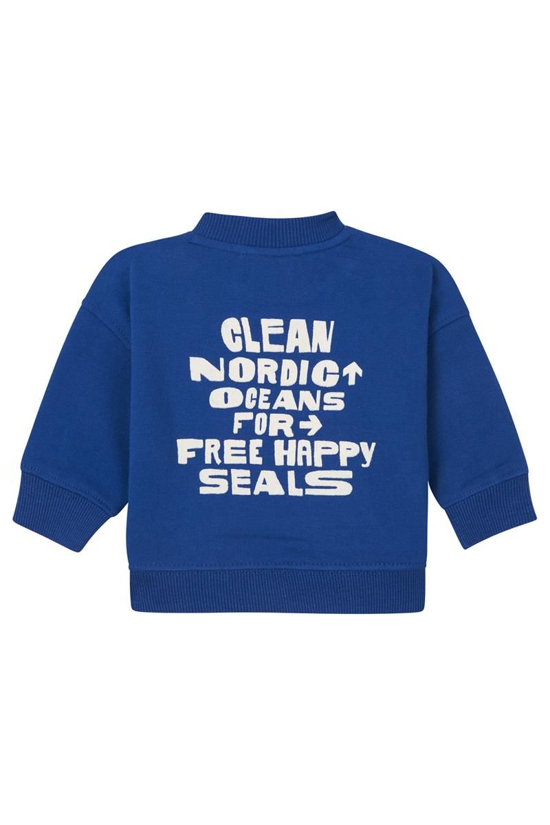 Noppies-Boys Sweater Gava long sleeve-Mazarine blue