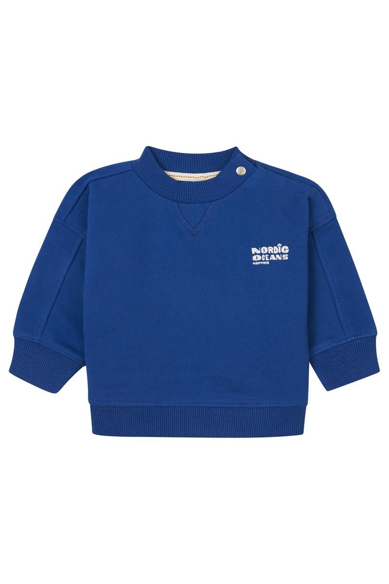 Noppies-Boys Sweater Gava long sleeve-Mazarine blue