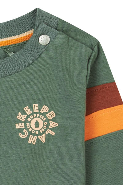 Noppies-Boys Tee Golmayo long sleeve-Duck Green