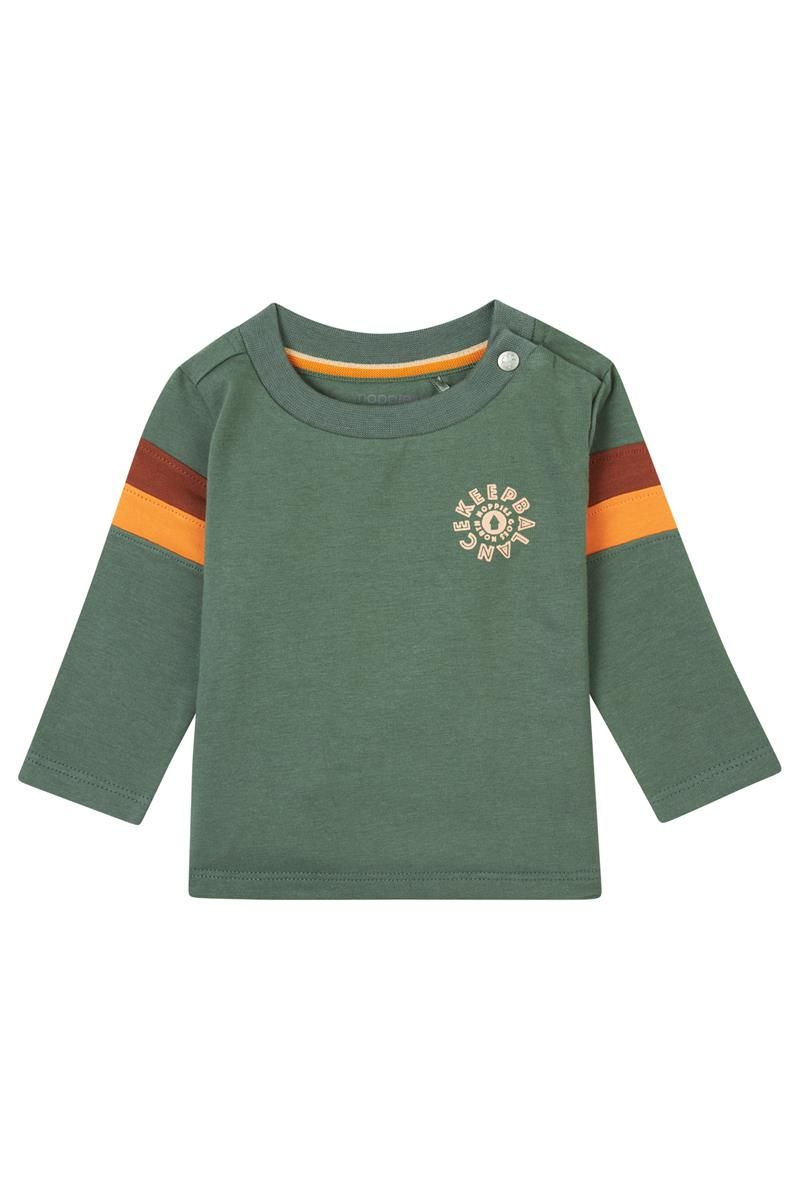 Noppies-Boys Tee Golmayo long sleeve-Duck Green