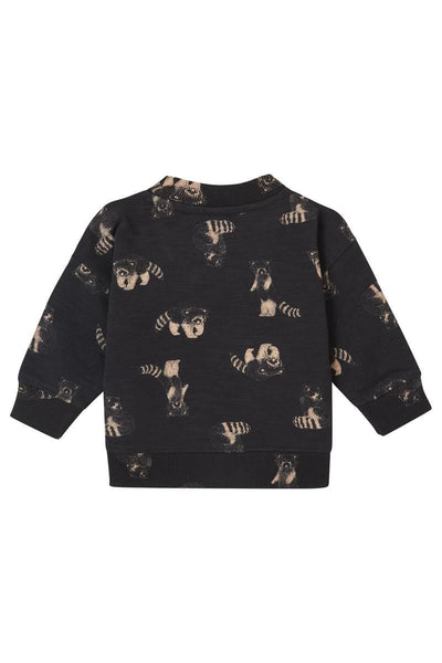 Noppies-Boys Sweater Grijota long sleeve allover print-Phantom