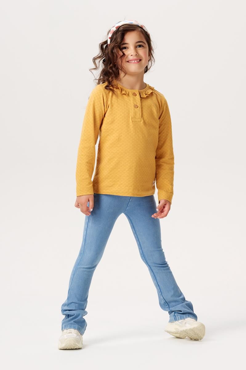 Noppies-Girls Tee Jilin long sleeve-Amber Gold