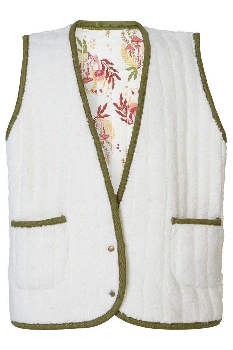 Noppies-Girls Gilet Jonestown reversible-Buttercream