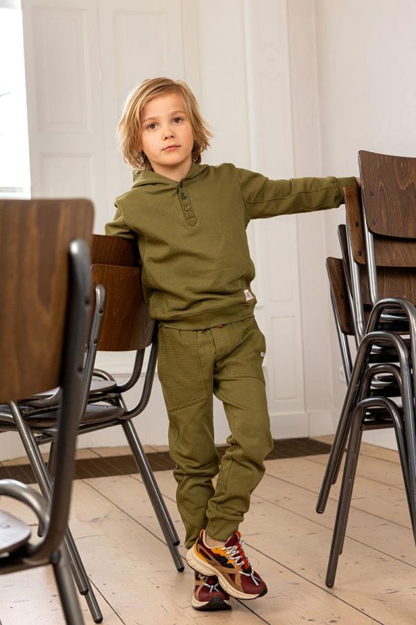 Noppies-Boys Pants Haybes regular fit-Olive Branch