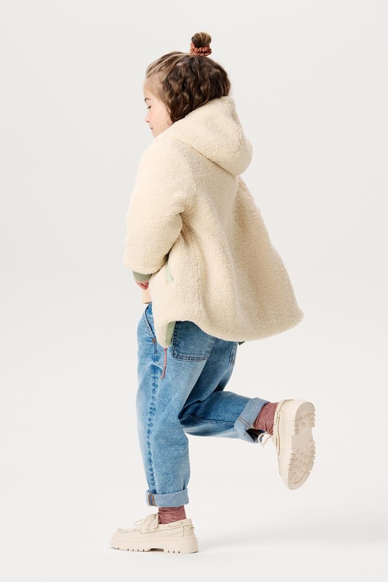 Noppies-Girls Jacket Jinbi reversible-Stone Bay