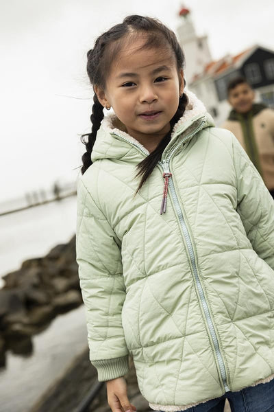 Noppies-Girls Jacket Jinbi reversible-Stone Bay