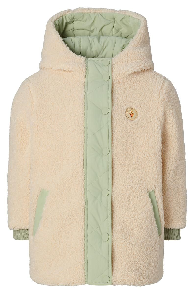 Noppies-Girls Jacket Jinbi reversible-Stone Bay