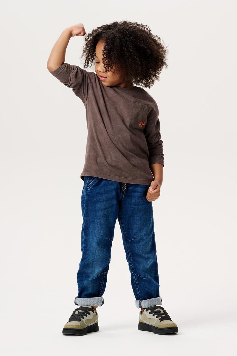 Noppies-Boys Tee Hailin long sleeve-Turkish Coffee