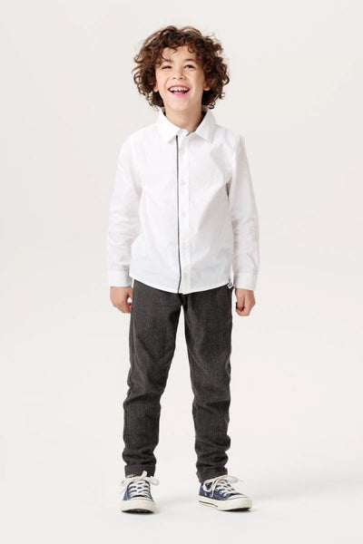 Noppies-Boys Shirt Golden long sleeve-White