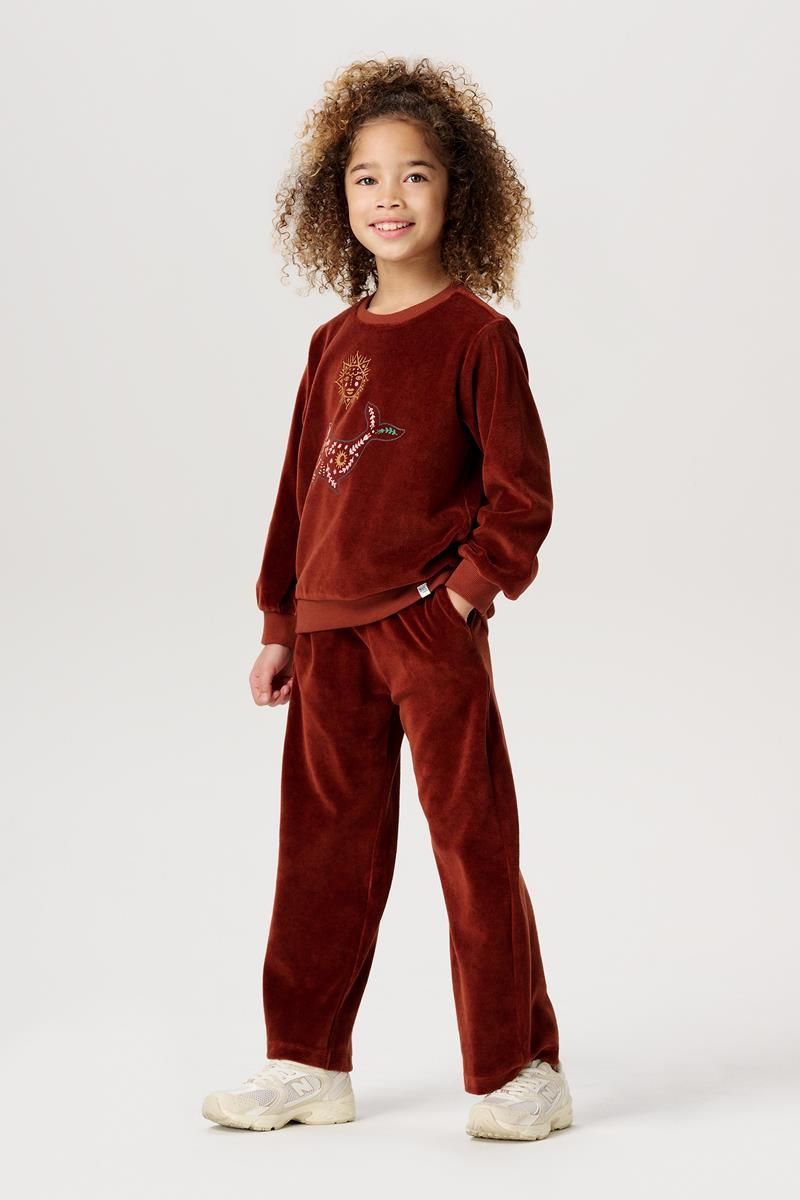 Noppies-Girls Sweater Jimma long sleeve-Brown Patina