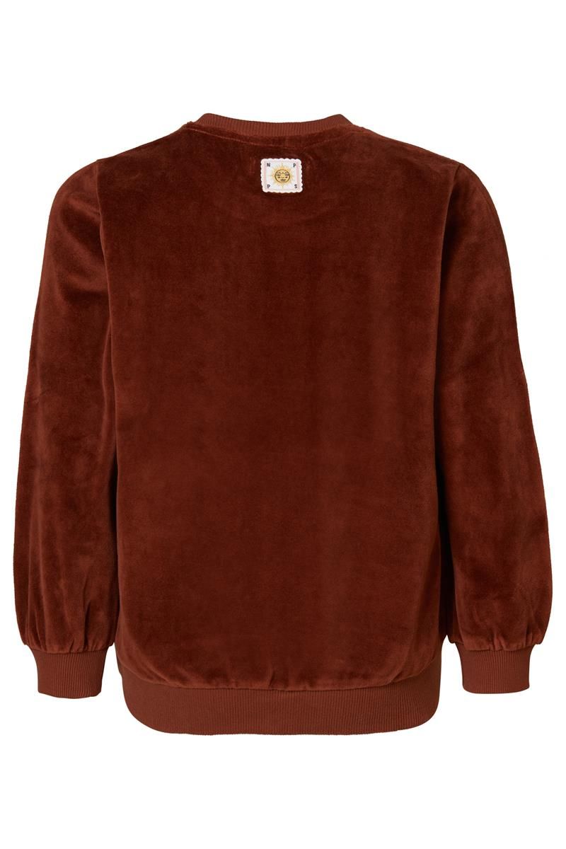 Noppies-Girls Sweater Jimma long sleeve-Brown Patina