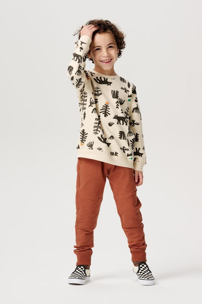 Noppies-Boys Sweater Hadera allover print-Fog