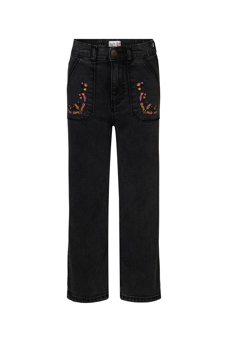 Noppies-Girls Denim Jammu relaxed fit-Grey denim