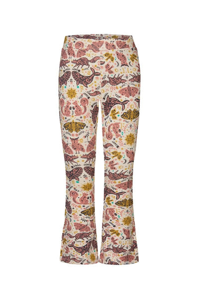 Noppies-Girls Legging Jeonju flared fit allover print-Buttercream