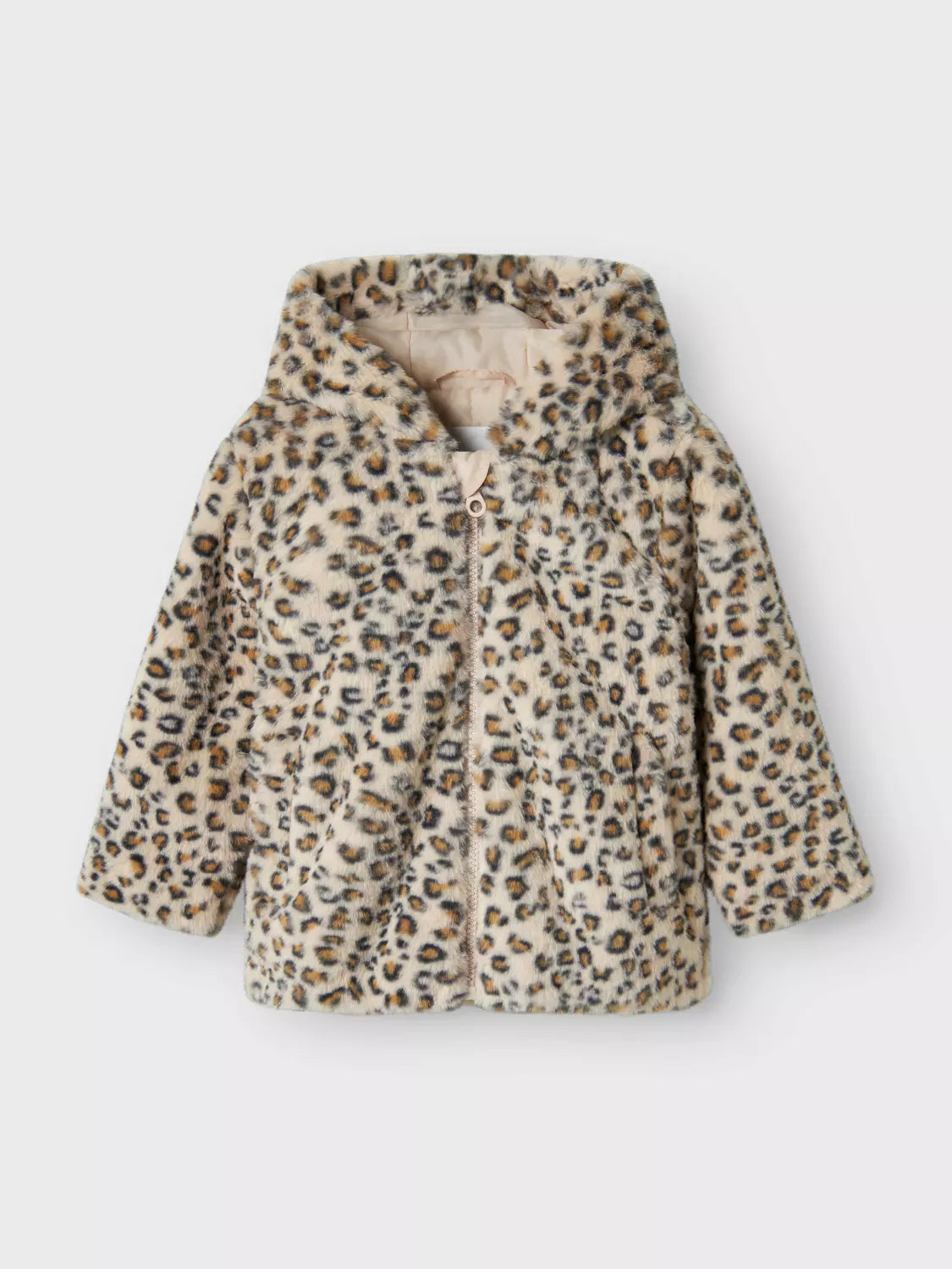 Nameit - NMFMILA JACKET W HOOD PB / Oxford Tan/Leo