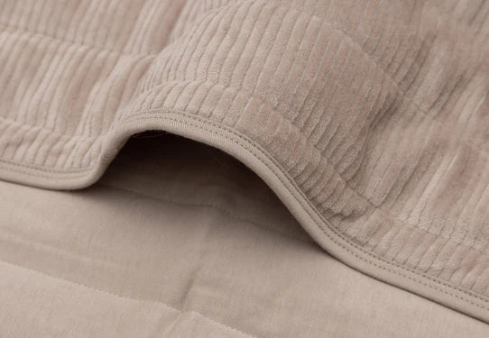 Jollein Decke Wiege 75x100cm Velvet Rib - Milky Coffee