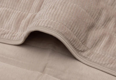 Jollein Decke Wiege 75x100cm Velvet Rib - Milky Coffee