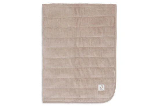 Jollein Decke Wiege 75x100cm Velvet Rib - Milky Coffee