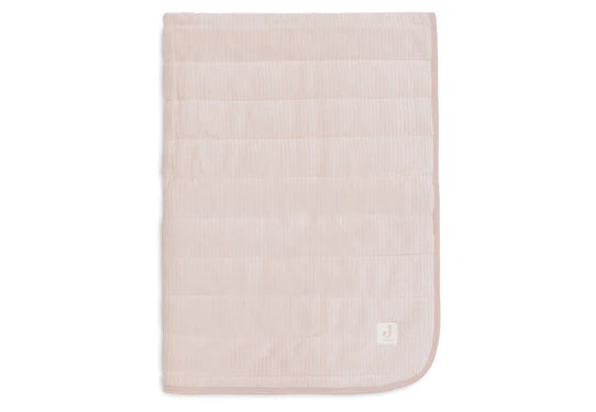 Jollein Decke Wiege 75x100cm Velvet Rib - Wild Rose