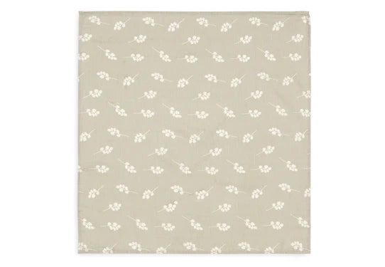 Jollein Spucktuch Hydrophil 70x70cm Twig - Olive Green - 3 Stück