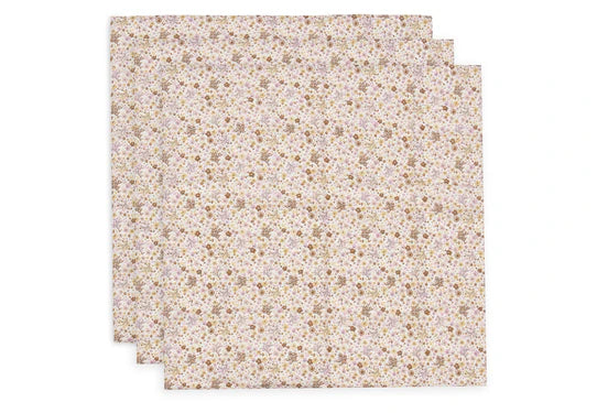 Jollein Spucktuch Hydrophill 70x70cm - Flower Fairies - 3 Stück