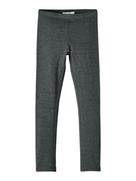 Name it-NKFDAVINA SOLID SWE LEGGING  BRU N NOOS-Dark Grey Melange