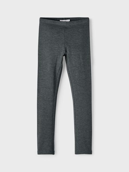 Name it-NKFDAVINA SOLID SWE LEGGING  BRU N NOOS-Dark Grey Melange