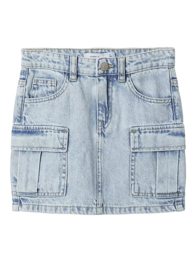 Name it-NKFMILLIE DNM CARGO SKIRT 5433-BF F