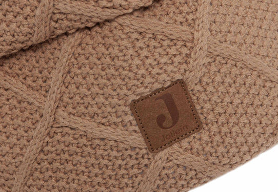 Jollein-Pflegekörbchen Check Knit - Biscuit-Sand