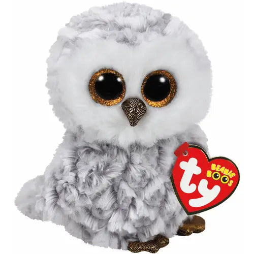 TY- Beanie Boos- Owlette white owl
