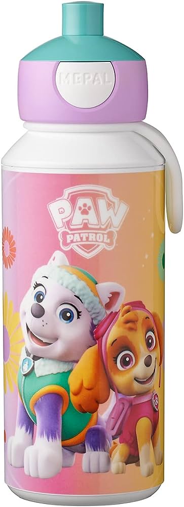 trinkflasche pop-up campus 400 ml - paw patrol girls