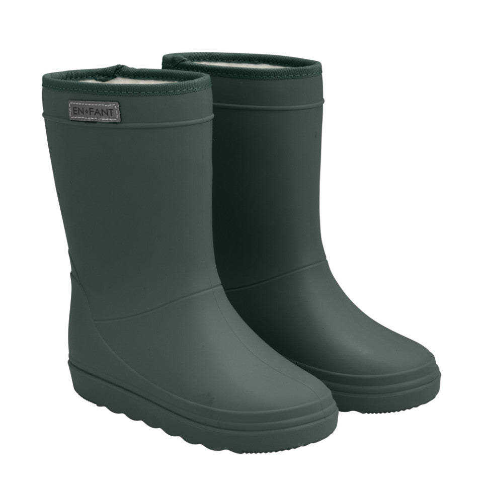 En Fant-Thermo Boots Solid-Green Gables