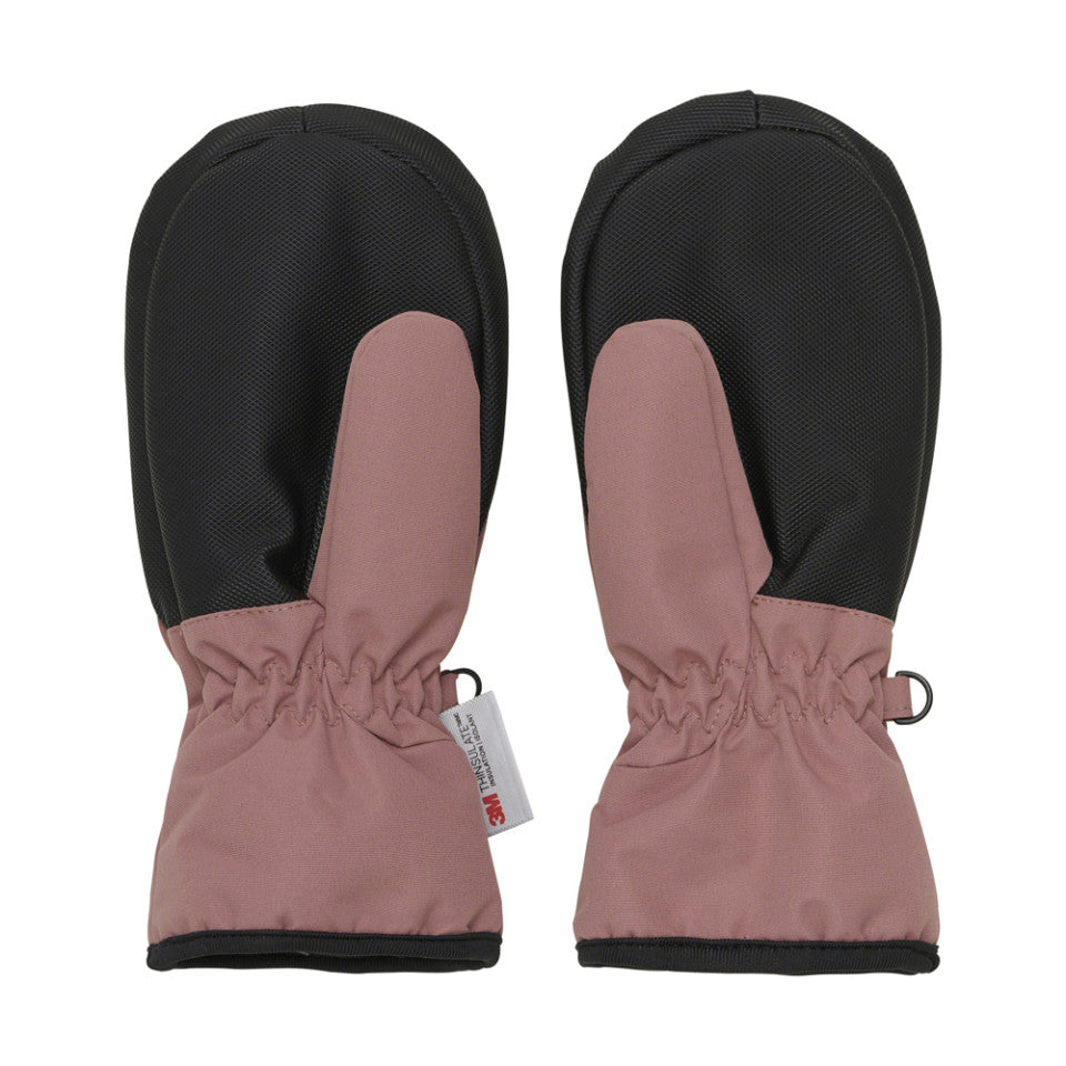 En Fant-Mittens w. zipper -Burlwood