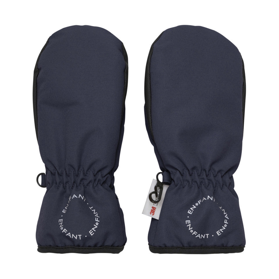 En Fant-Mittens w. zipper -Parisian Night