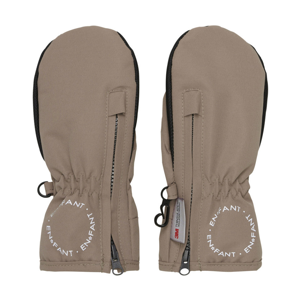 En Fant-Mittens w. zipper -Pine Bark