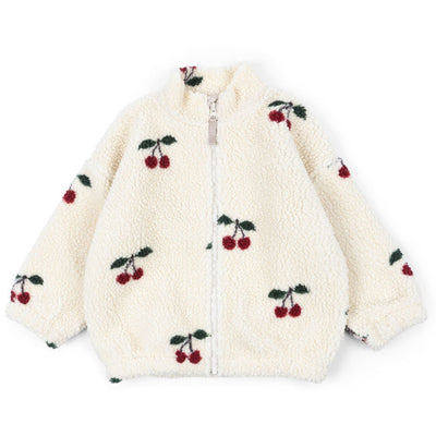 JODY TEDDY JACKET GRS - CHERRY