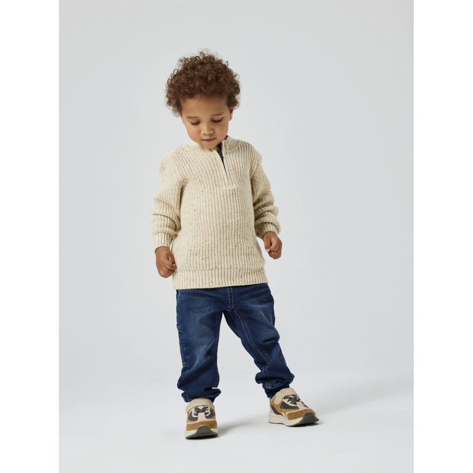 Name it-NMMNESALLE LS KNIT-Summer Sand