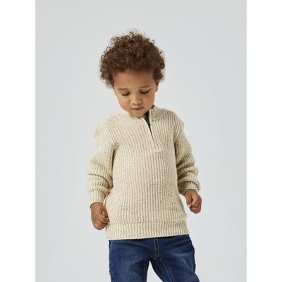 Name it-NMMNESALLE LS KNIT-Summer Sand