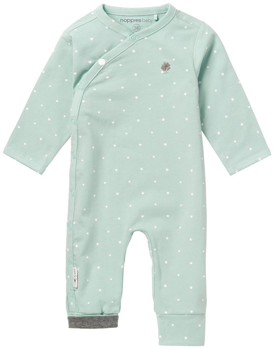 Noppies-Playsuit jrsy Lou AOP C175 Grey Mint