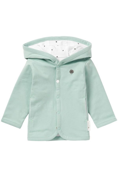 Noppies- Cardigan jersey REV N usco- Grey Mint