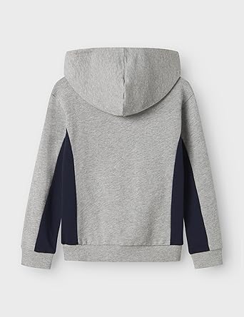 Name it - NKMLENNO LS NREG SWEAT CARD WH BRU - Grey Melange