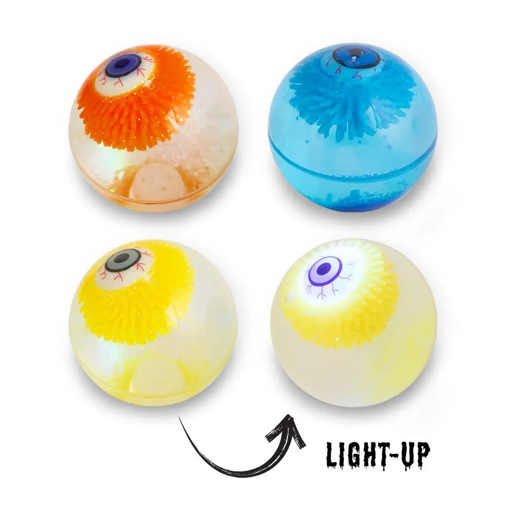 ZOMBIE ZONE Light-Up Monster-Ball, 3-fach sortiert