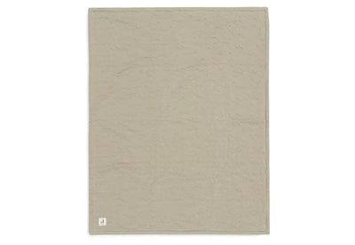 Decke Wiege 75x100cm Soft Waves Olive Green