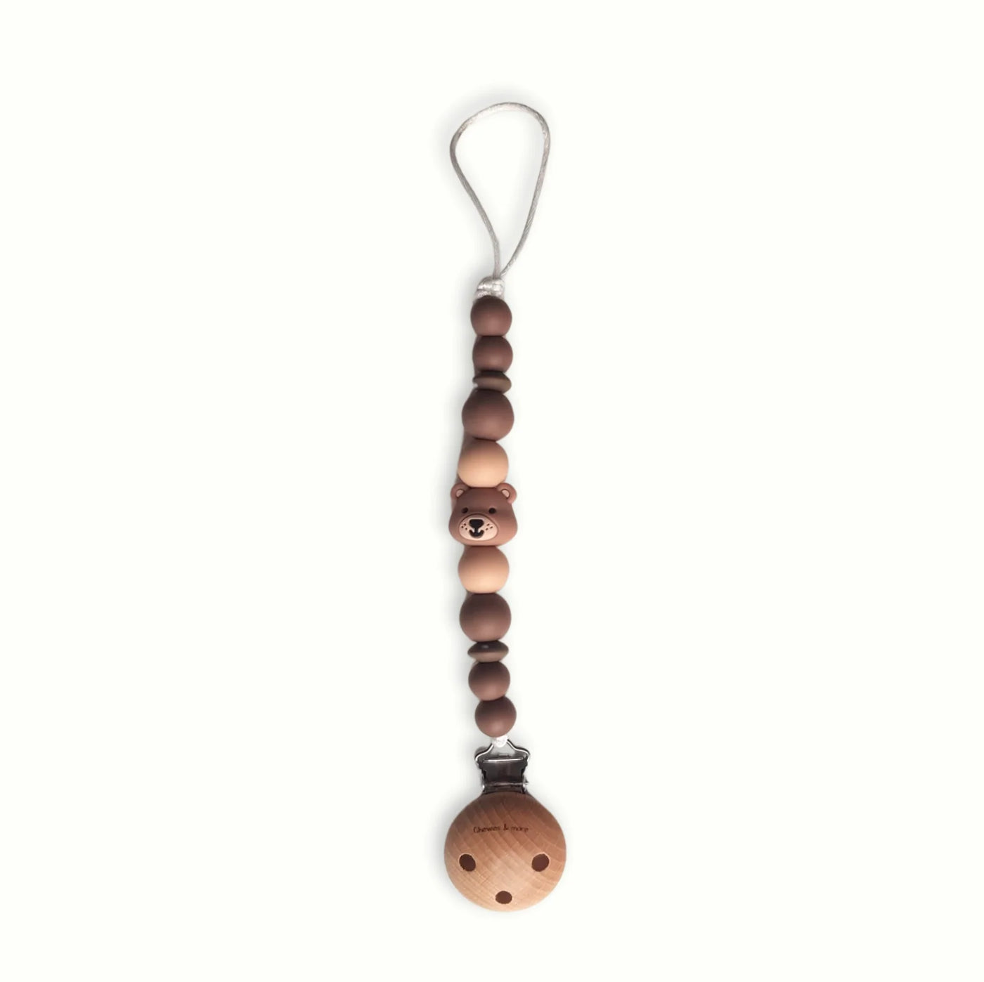 Chewies & more- Schnullerkette- the bear- braun