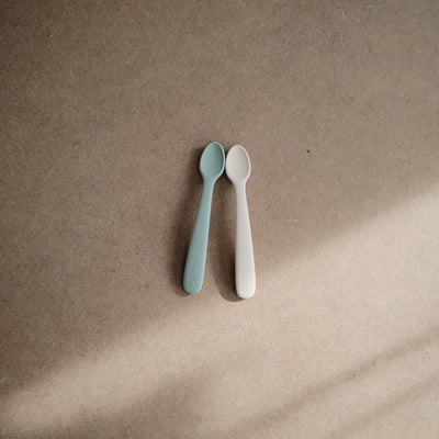 Silicone Spoon (Cambridge Blue/Shifting Sand)