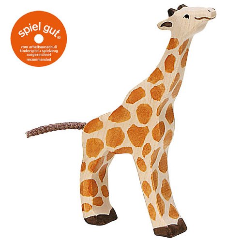 Goki-Giraffe, klein, fressend