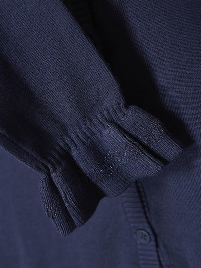 CREAMIE-Cardigan -knitted-Indigo blue