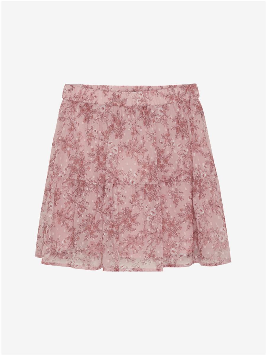 Creamie-Skirt Flower Dobby -Xenon Blue