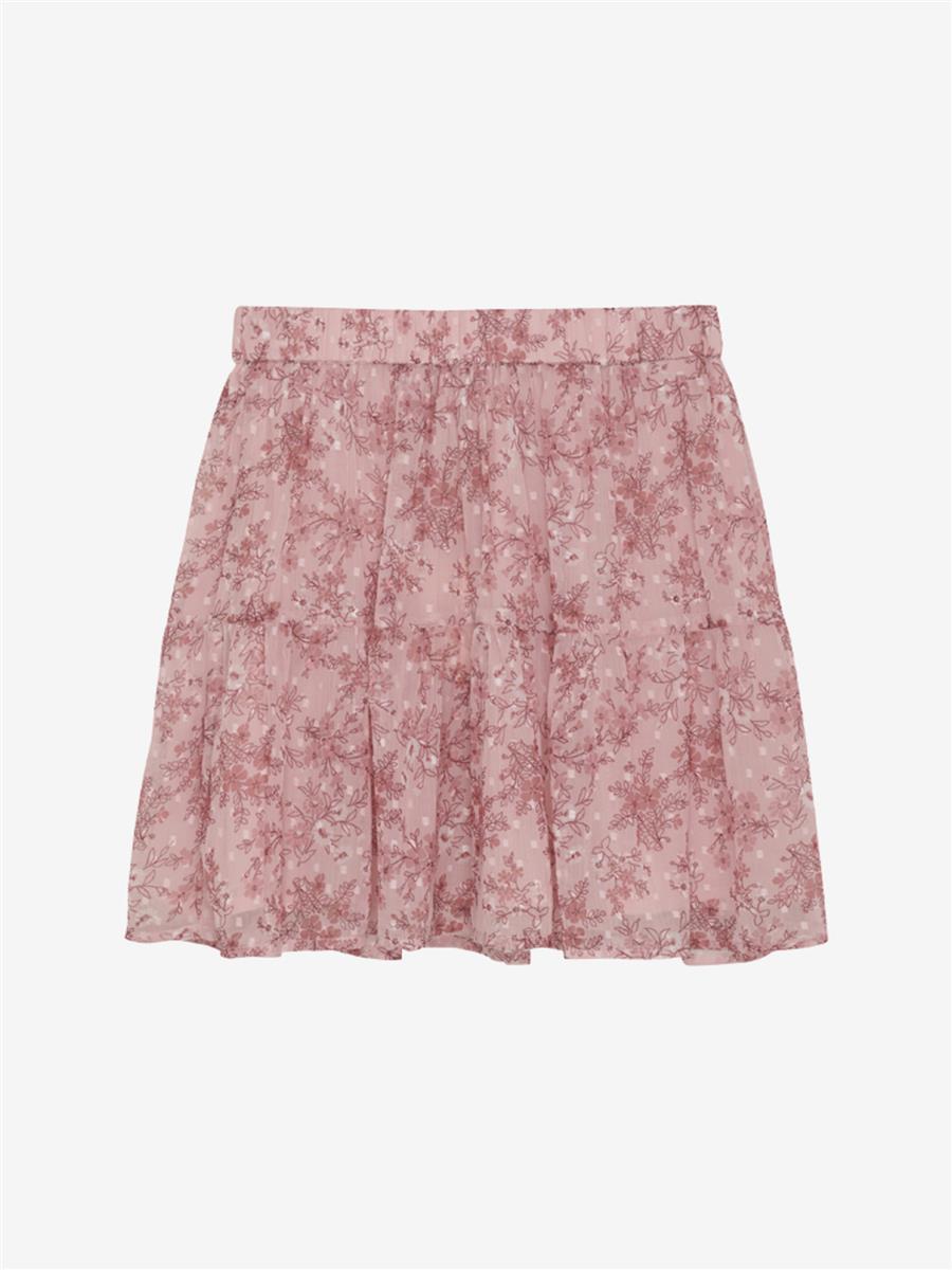 Creamie-Skirt Flower Dobby -Xenon Blue